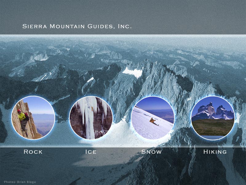 Sierra Mountian Guides - Design by Brian Biega